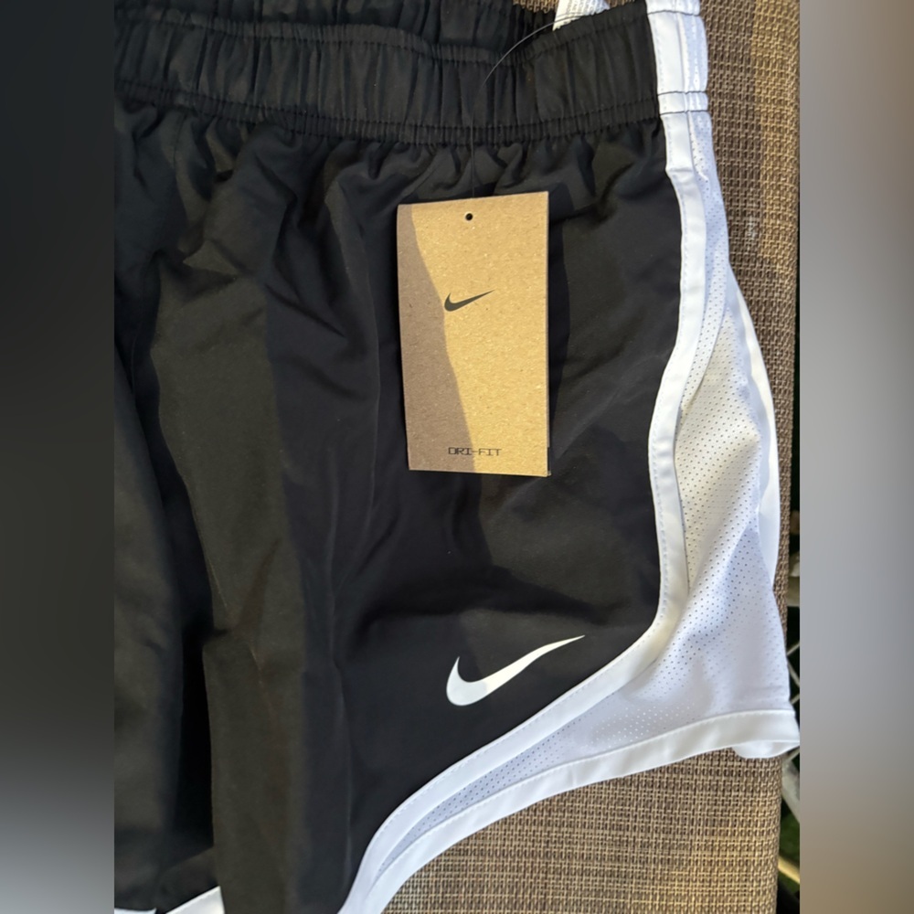 Bundle of 2 Lot Nike Athletic Womens Shorts sz M dri fit Swoosh running jogging - Picture 2 of 5